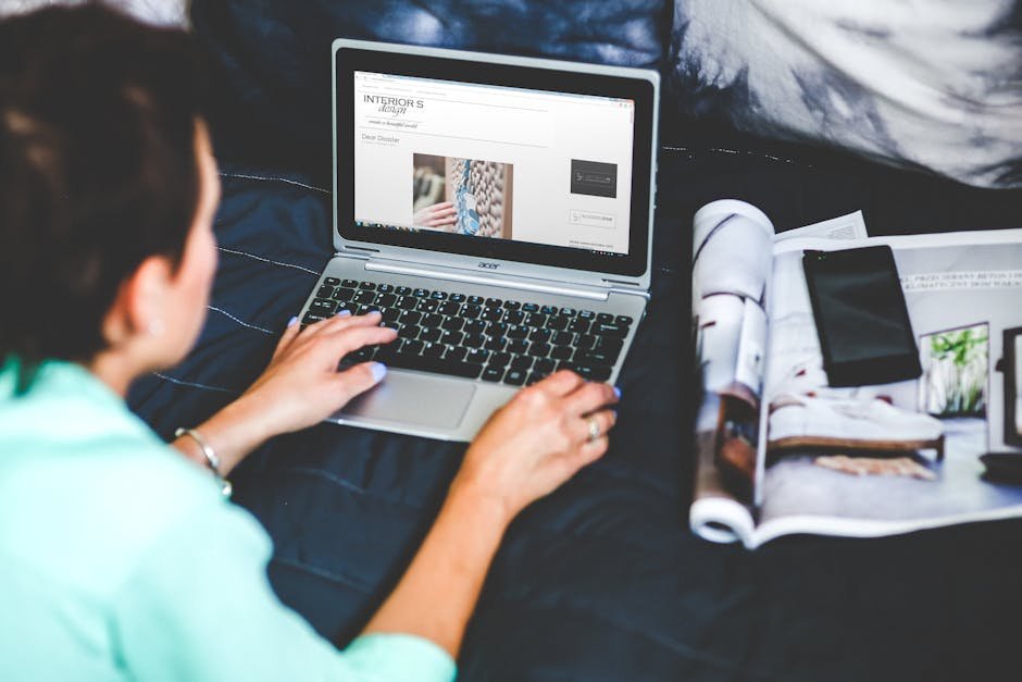 Email campaign design preview on mobile device