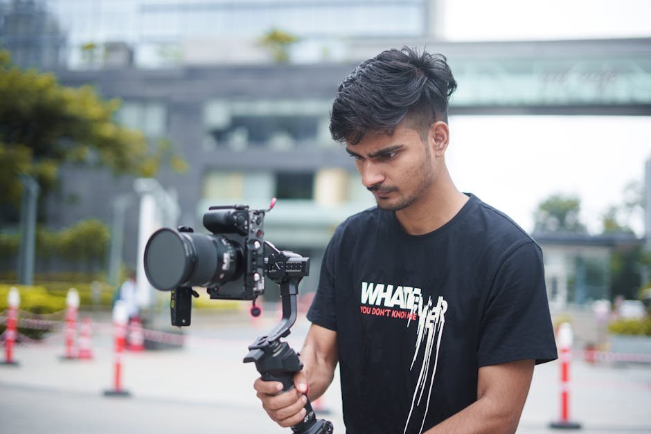 UGC creator filming a product unboxing on a phone