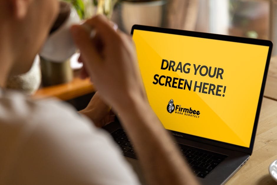 Web designer updating an existing website layout with new visual design elements