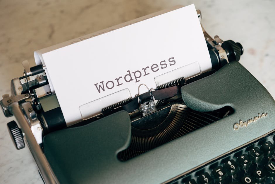 WordPress plugin directory with featured plugins displayed on laptop screen