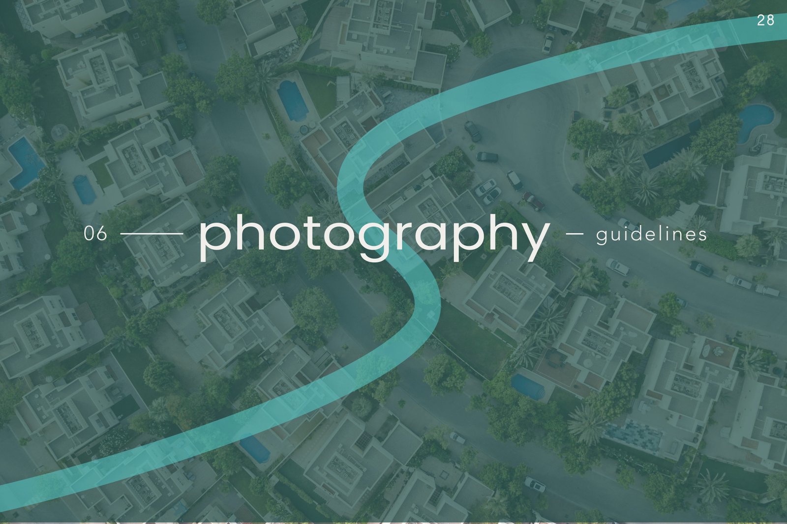 Stake Financial — photography section divider with brand curve