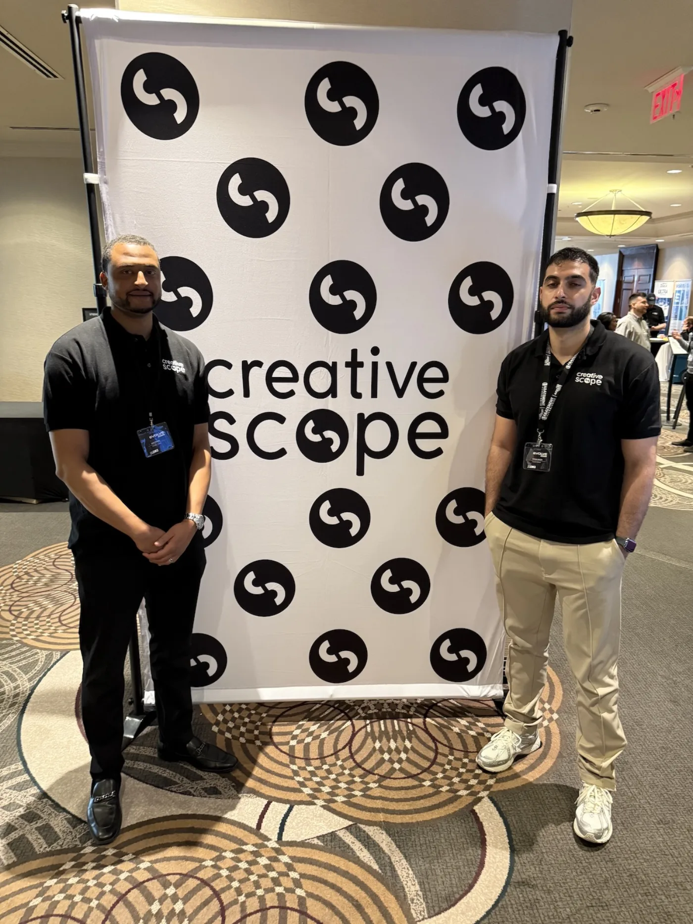 Moe and Feras of Creative Scope at the DKI Canada AGM in Toronto, May 2025