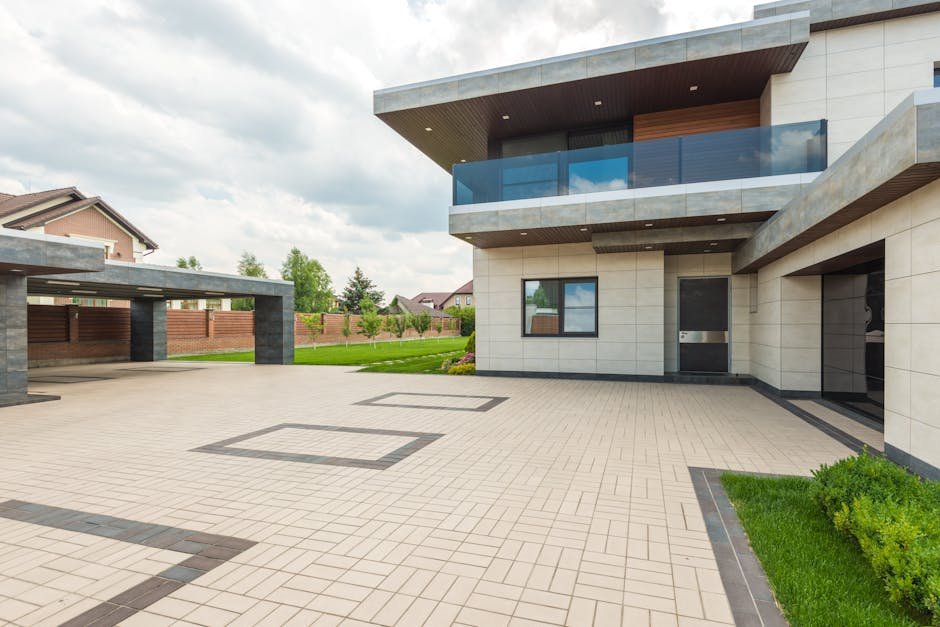 Modern residential home exterior