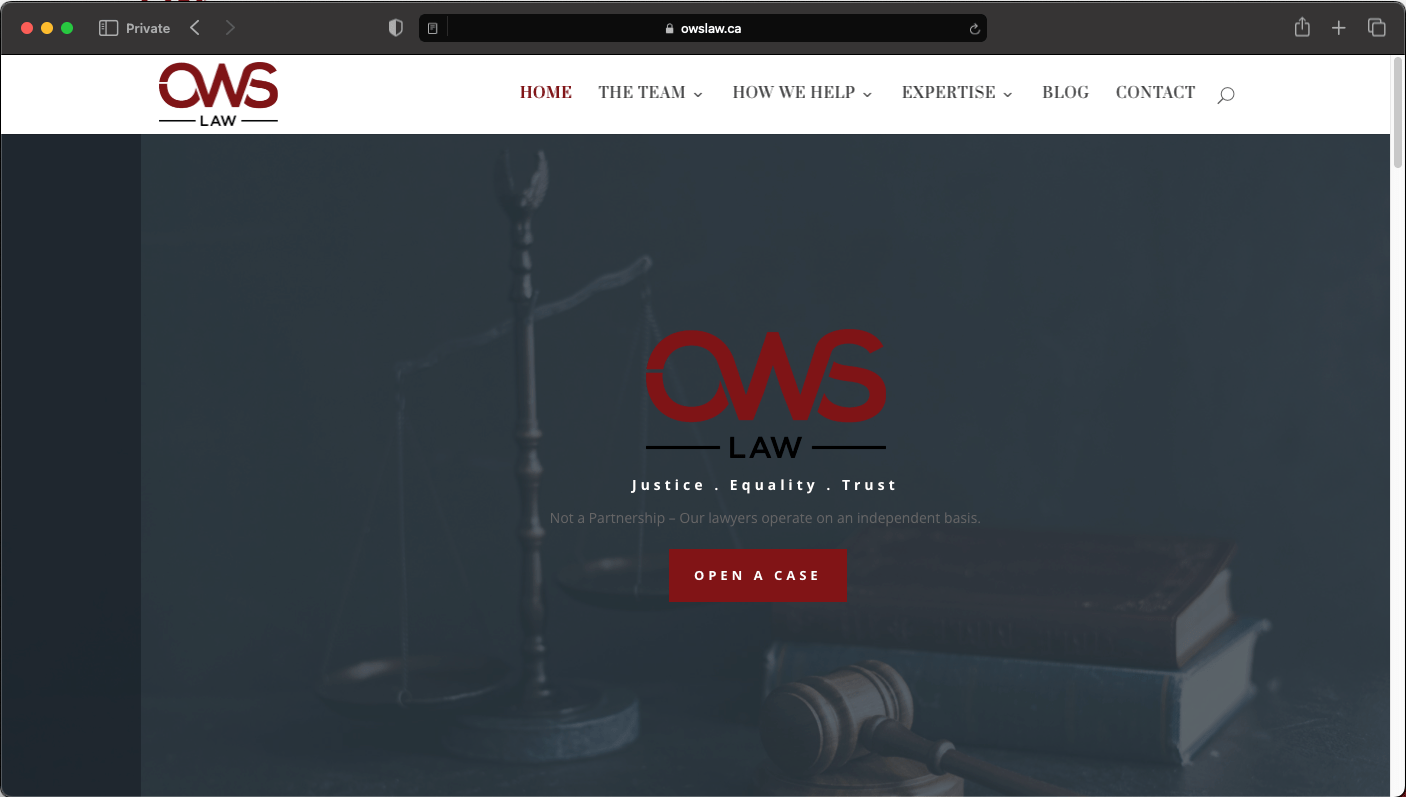 ows law website image