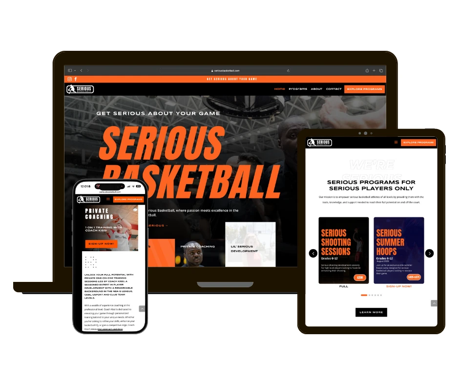Serious Basketball Website