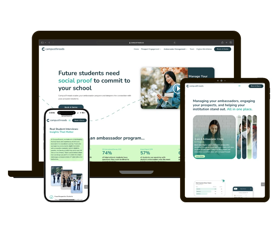 CampusThreads website